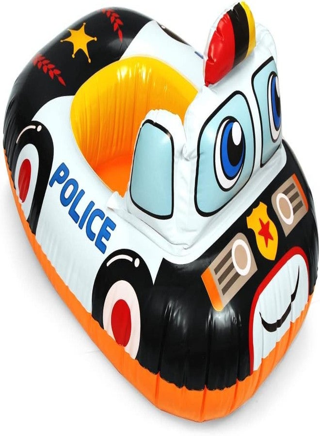 Braintastic عوامة أطفال Braintastic 59586-1 - سيارة شرطة | عوامة حمام سباحة قابلة للنفخ للأطفال الصغار - Image 1